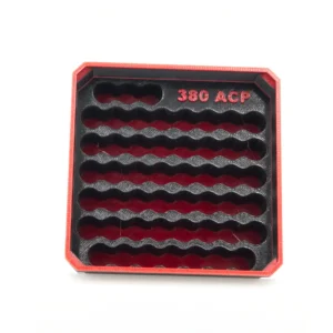 380 Square Empty Blk-Red