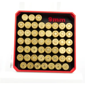 9mm Square Full Blk and Red